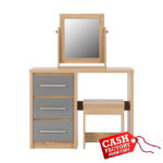 Seville Grey Dressing Table Set