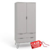 Augusta Grey 2 Door Wardrobe