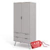 Augusta Grey 2 Door Wardrobe