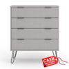 Augusta Grey 4 Drawer Chest Augusta Grey 4 Drawer Chest