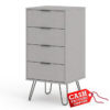 Augusta Grey 4 Drawer Narrow Chest Augusta Grey 4 Drawer Narrow Chest