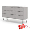 Augusta Grey 6 Drawer Chest Augusta Grey 6 Drawer Chest