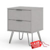 Augusta Grey Bedside Locker