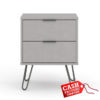 Augusta Grey Bedside Locker