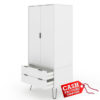 Augusta White 2 Door Wardrobe Augusta White 2 Door Wardrobe