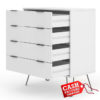 Augusta White 4 Drawer Chest Augusta White 4 Drawer Chest