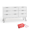 Augusta White 6 Drawer Chest Augusta White 6 Drawer Chest