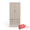 Augusta Driftwood 2 Door Wardrobe Augusta Driftwood 2 Door Wardrobe
