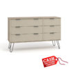 Augusta Driftwood 6 Drawer Chest