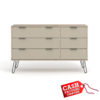 Augusta Driftwood 6 Drawer Chest