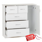 Nevada White Low Wardrobe