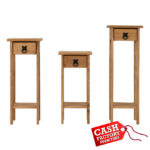 Corona Set of 3 Plant Stands