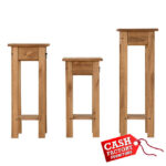 Corona Set of 3 Plant Stands