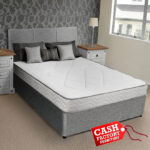 Sophie Divan Base - Grey Fabric