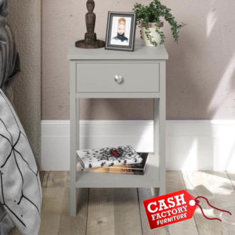 Options Grey - Shaker Bedside Chest