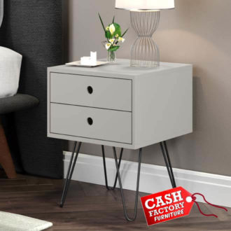 Options Grey - Telford Bedside Chest
