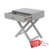 Options Grey – X Leg Bedside Chest