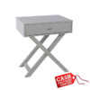 Options Grey – X Leg Bedside Chest