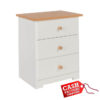 Colorado 3 Drawer Bedside Locker