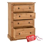 Corona 4 Drawer Chest
