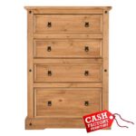 Corona 4 Drawer Chest