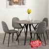 Athens 1+4 Round Dining Set