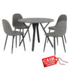 Athens 1+4 Round Dining Set