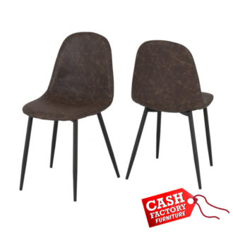 Athens Dining Chair - Brown