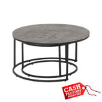 Athens Round Coffee Table Set