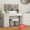 Nevada White Vanity Dressing Table Set
