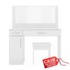 Nevada White Vanity Dressing Table Set