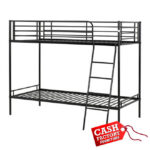 Brandon Single Bunk Bed - Black