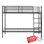 Brandon Single Bunk Bed - Black