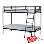 Brandon Single Bunk Bed - Black