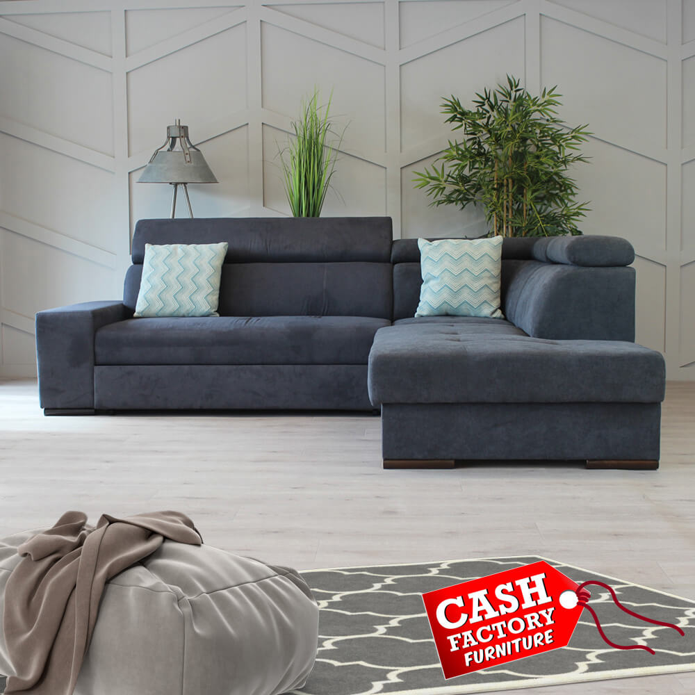 Ca Corner Sofabed Dark Grey