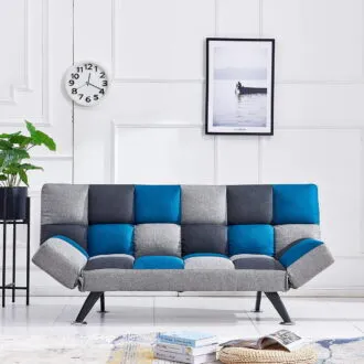Boston Sofabed Teal/Grey
