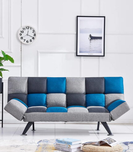 Boston Sofabed Teal/Grey
