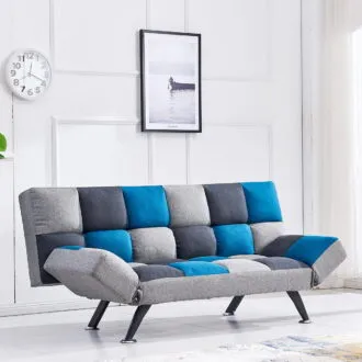 Boston Sofabed Teal/Grey