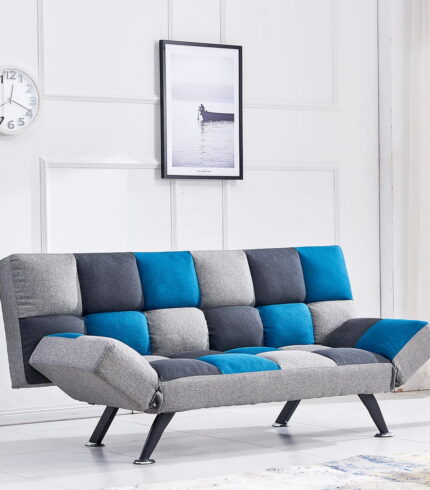 Boston Sofabed Teal/Grey