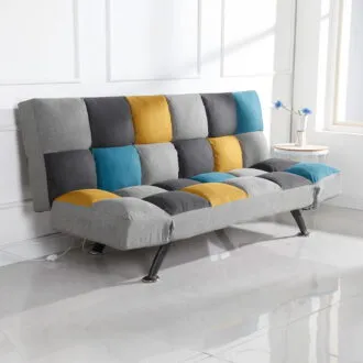 Boston Sofabed Yellow/Blue