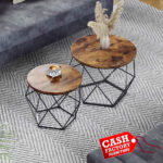SONG SET OF 2 ROUND COFFEE TABLES