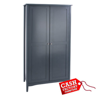 Como Blue 2 Door Wardrobe