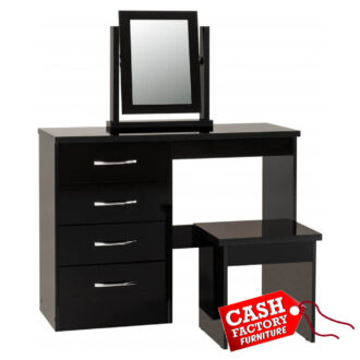 Nevada Black Dressing Table Set