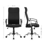 Song High Back Office Chair - Black