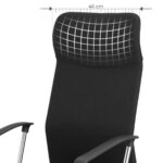 Song High Back Office Chair - Black