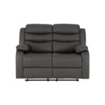 Roma 3+2 Reclining Suite - Grey Faux Leather