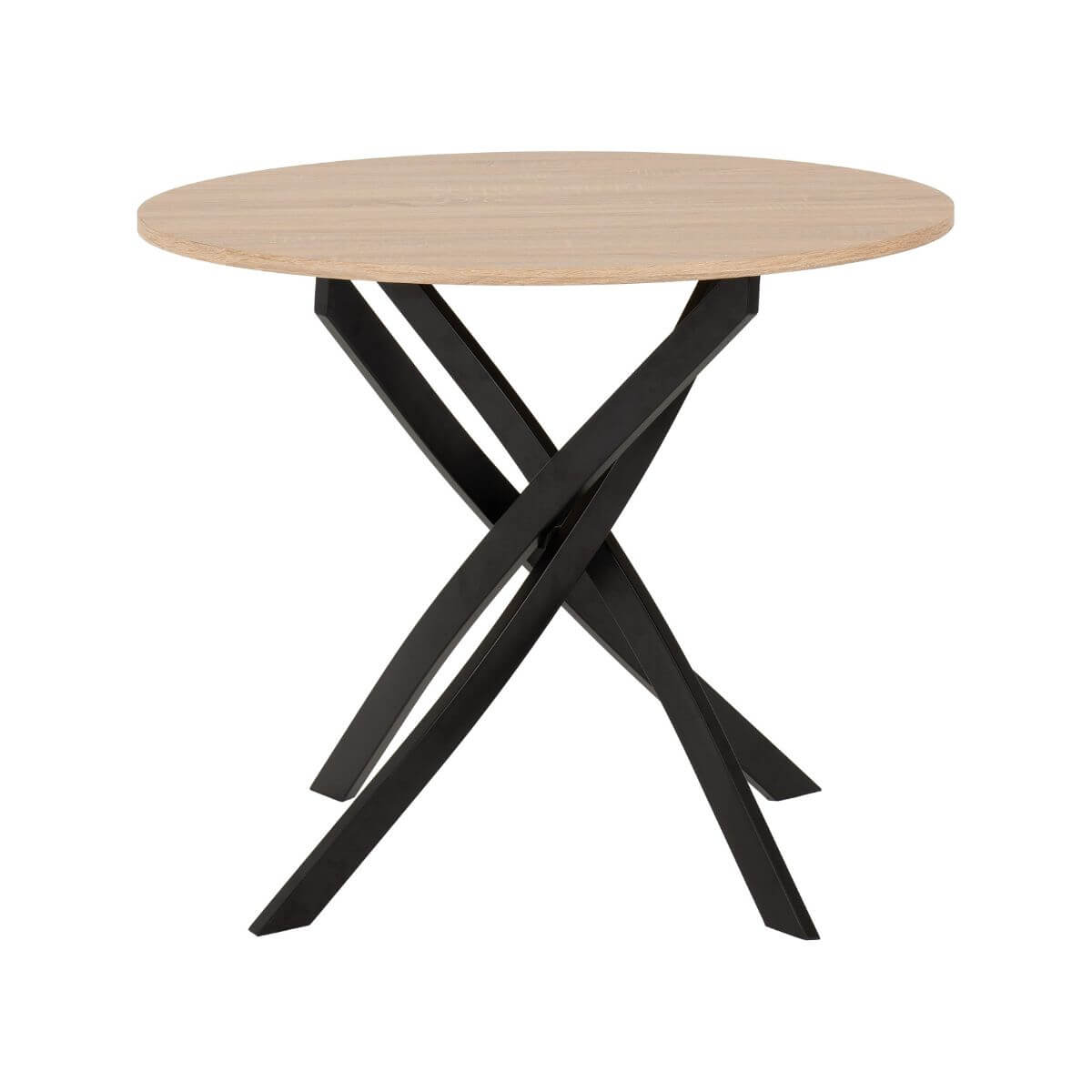 Sheldon Round Dining Table Sonoma Oak Top