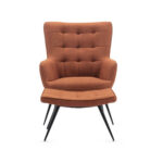 Katelyn Accent Chair & Stool - Copper
