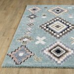 Alaska Geometric Blue Rug