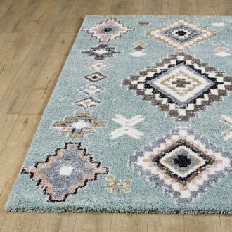 Alaska Geometric Blue Rug
